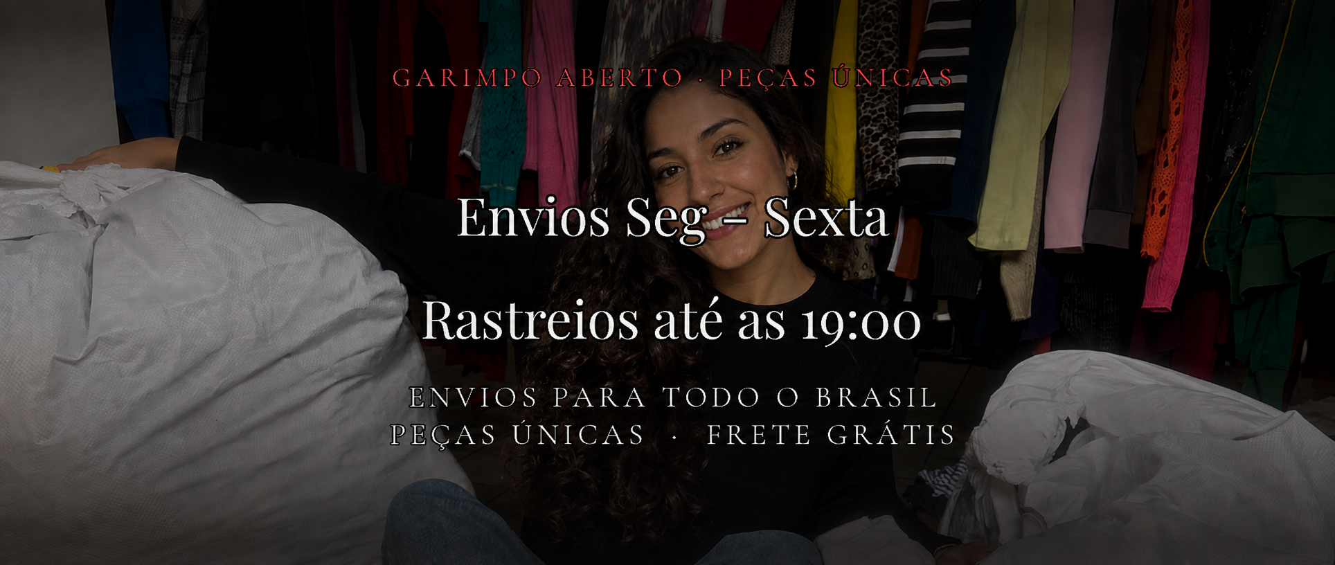 Envios segunda a sexta, rastreios ate as 19:00, envios para todo o Brasil, pecas unicas e frete gratis